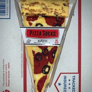 🍕🍕 PIZZA SOCKS 🍕 🍕- ONE SIZE FITS ALL